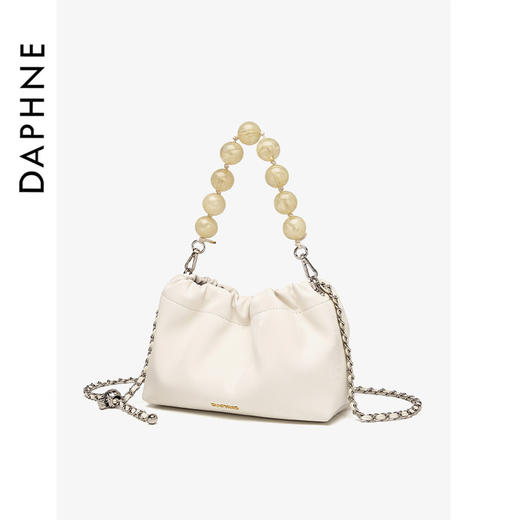 严选 | 达芙妮珍珠褶皱珍珠链条云朵腋下包DFN10205 商品图1