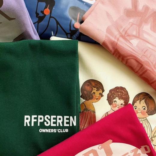 【爆单72h发货！超值69元两件！】十色情侣印花棉T  重磅220g男女同款全棉T恤 商品图7