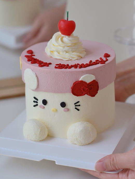 HelloKitty主题款 - 戚风水果生日蛋糕 商品图1