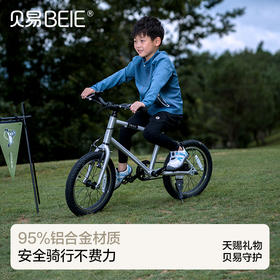 【限量秒杀】贝易几何儿童自行车超轻男女孩3到8岁中大童20寸学生脚踏车小单车【会员下单即送：伙伴龙故事机】