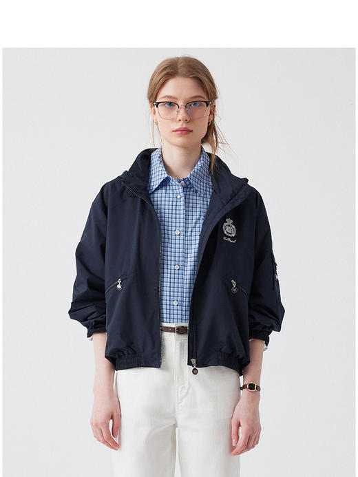 Teenie Weenie小熊字母连帽外套女夏季女外套TTJJ252402W 商品图1
