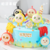 【蛋仔PARTY蛋糕】每个随性蛋仔都是个性派对玩家，五颜六色外形可爱好玩，赋予你爱与童趣~（可选1/2/3磅） 商品缩略图1
