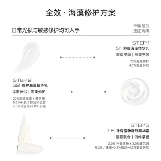 【重磅新品】lkc探本述颜深海胶原舒纹方案 多肽抗皱组合 精准改善 日夜焕肤 熟龄肌高效紧致 S1+S2+TP 水光精华+浓修精华+飞碟霜 商品图3
