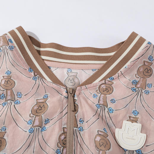 谜底外套长袖女2025夏新品复古风度假大廓形H型中长外套252MW0584 商品图3