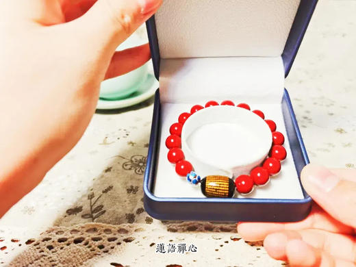 [心悦莲开][莲语禅心]朱砂系列手串 商品图8
