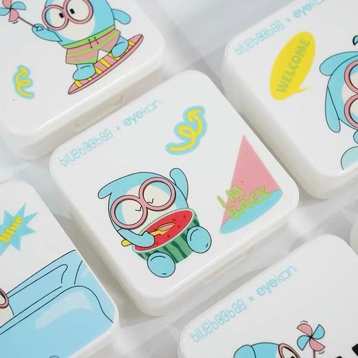 凯达新款卡通可爱隐形眼镜盒护理盒伴侣盒双联盒精品替换盒2318 商品图1