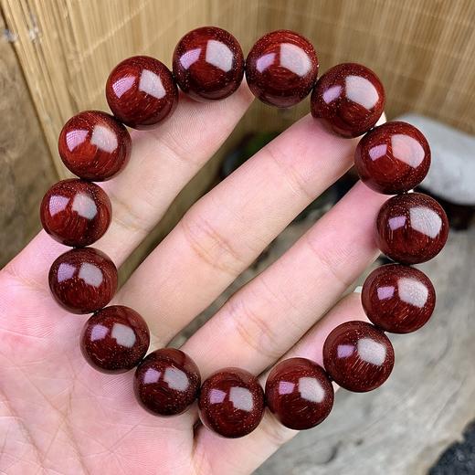 【周五秒杀】1.5*15颗4星小叶紫檀（偏树芯） m5 商品图0