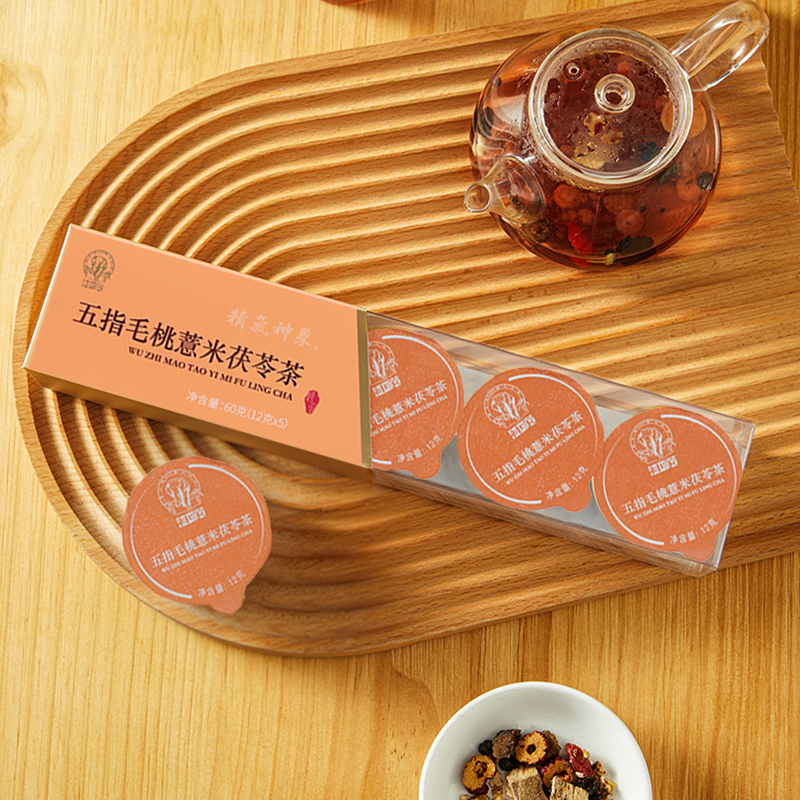 上药神象小罐茶 五指毛桃薏米茯苓茶 （12克*5罐）