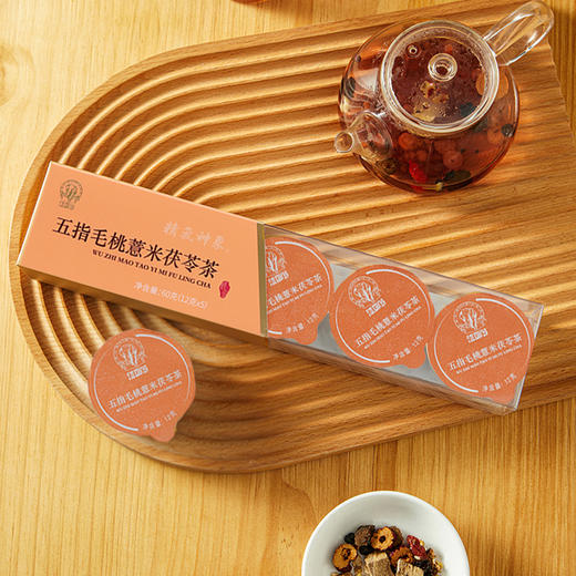 上药神象小罐茶 五指毛桃薏米茯苓茶 （12克*5罐） 商品图0