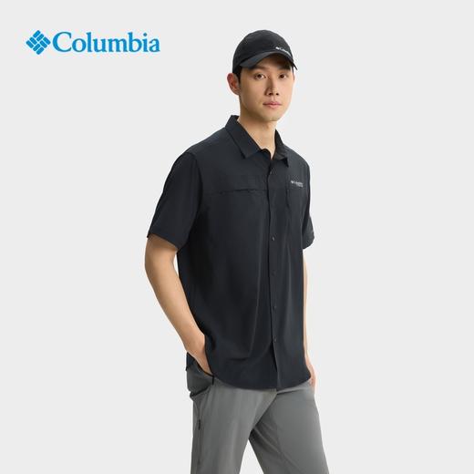 哥伦比亚钛金系列-男式防晒速干短袖衬衫AE5161 商品图1