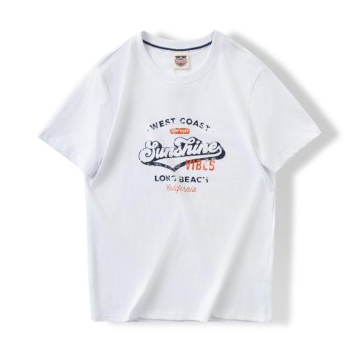 潮流新宠 个性全棉印花时尚短 T 释放青春活力 商品图0