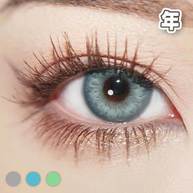#EVO 混血细胞 浅灰/浅蓝/浅绿 14.5mm【1片装】改瞳色 / 虹膜9.0 / 年抛