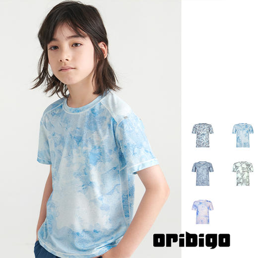 【清仓款】oribigo 网眼印花T恤 商品图0
