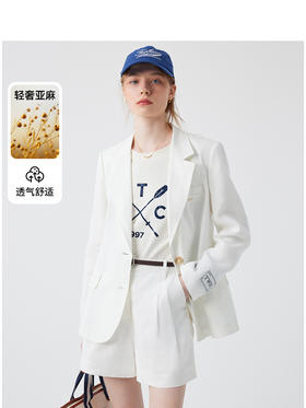 Teenie Weenie小熊字母西装外套女夏季女西服TTJK252401W