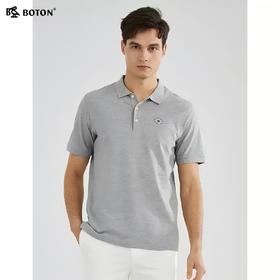 波顿夏季保罗polo衫男短袖翻领大码美式休闲高端纯色百搭t恤MT883221