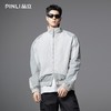 PINLI品立2025秋季新款立领拼接撞色拉链门襟长袖衬衫男士衬衣GD252113295 商品缩略图3