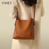 牛皮水桶包 | VINEY 2025新款斜挎女包磨砂牛皮大容量通勤单肩包 商品缩略图2