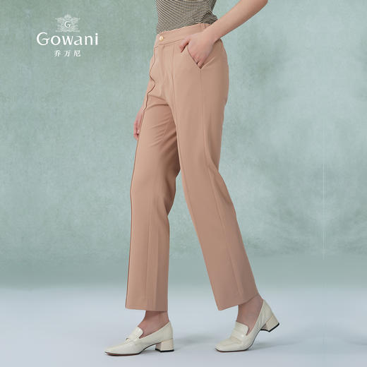 乔万尼修身时尚通勤直筒裤子ET2F328 商品图3