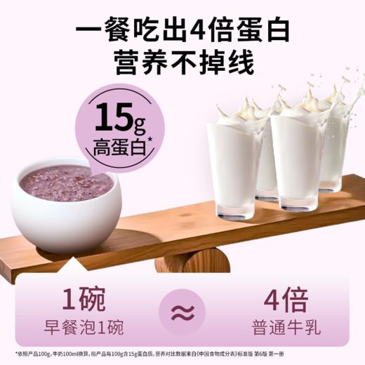 【新品】精华组合 口感好  | 好麦多有机黑糯燕麦片 冲泡速食 免煮代餐早餐食材 210g/袋 1袋/3袋装 商品图4