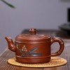 JS（任亿果）宜兴紫砂壶顾景舟纯手工壶汪寅仙圆松针壶400ml 商品缩略图0