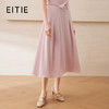 EITIE爱特爱高腰压褶a字伞裙显瘦温柔粉色半身裙套装2025夏季新款B2506610 商品缩略图0