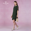乔万尼桑蚕丝连衣裙夏季新品时尚圆领休闲宽松真丝裙中长ES2E185 商品缩略图2
