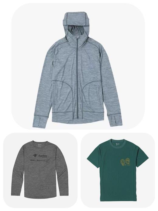 Foxfire夏季户外休闲运动男女T恤时尚百搭舒适上衣 商品图0