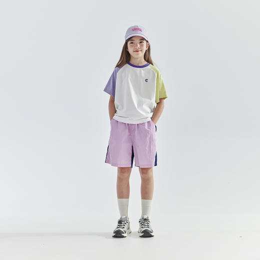 cicochild 25年夏季新款女童拼色休闲短裤中大童户外运动裤子 商品图3