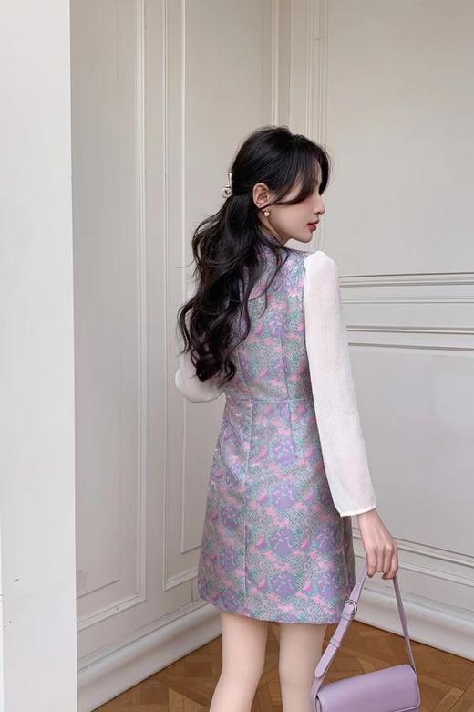 ANSUABEL 浪漫优雅国风拼接式连衣裙 20039 商品图4