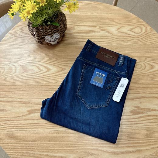 夏季直筒男士牛仔裤宽松商务休闲中腰长裤百搭薄款    KDZC-8158【8158-1】* 商品图0