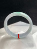612541，58.6圈口，飘绿正圈平安镯，宽版，有淡紫色，底子细腻有水 商品缩略图3