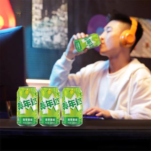 美年达苹果味果型汽水 330ml*1听/6听 商品图3