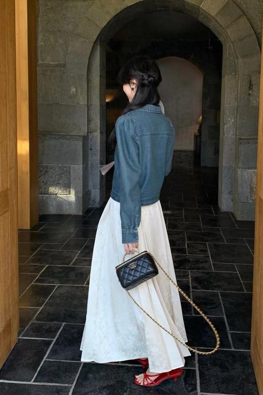 LNNNS 甜美可爱盘扣牛仔外套 20045 商品图6