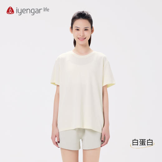 艾扬格 life C1201空气层短袖T恤 柔软垂顺 清爽透气 垂顺抗皱易打理着身更有型 商品图2