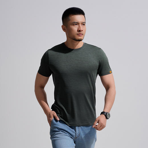 二代龙牙秘之匿形COOLMAX提花圆领短袖T恤 商品图3