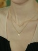 Oflye潮流饰品   高级感小众设计温柔贝壳锆石轻奢项链新款双层叠戴配饰锁骨链女 商品缩略图0