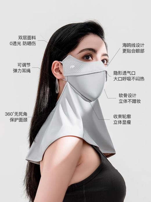 【春上新】9楼母婴生活馆 KIIYOO棵柚护颈防晒口罩立体3d夏季面罩女遮阳防紫外线面纱脸基尼 吊牌价：218元 活动价：28元 商品图1