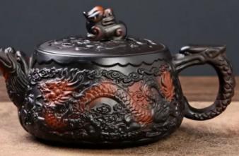 JS（任亿果）茶壶云南紫陶凤鸣壶 商品图0