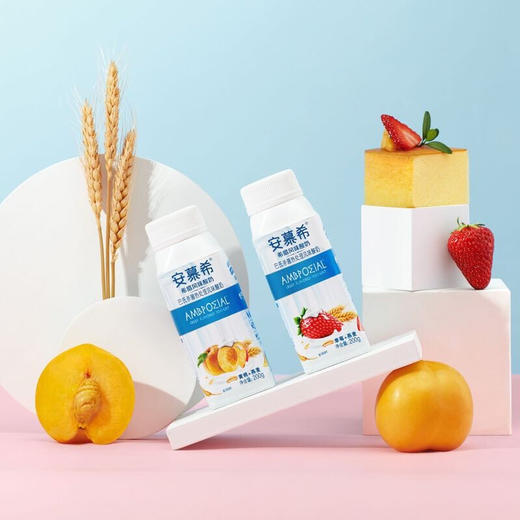 伊利安慕希黄桃燕麦味酸奶200g*10瓶 商品图2