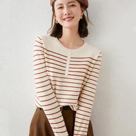 25 ＇s 春季『旦茉赫本圆领针织衫』 法式极简 圆领不挑人 修饰颈部线条 舒适亲肤