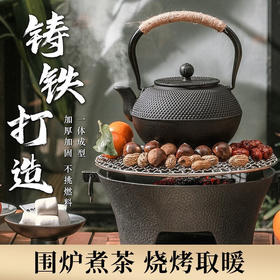 飞图乐（FTLY）经典铸铁大号围炉套装标准款黑色WLTZ0101