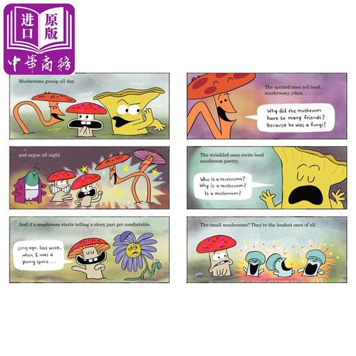 预售 【中商原版】土拨鼠蒙蒂和蘑菇 Monty And The Mushrooms 英文原版 儿童绘本故事 搞笑幽默漫画故事书 进口童书 精装读物 5岁+ 商品图3