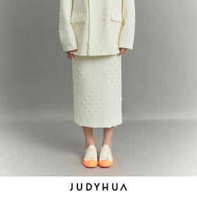 JUDYHUA 寂静系列后开衩半裙