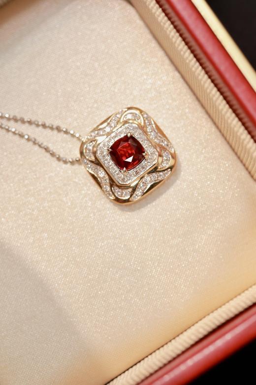 1.03ct刻面红宝石吊坠 商品图4