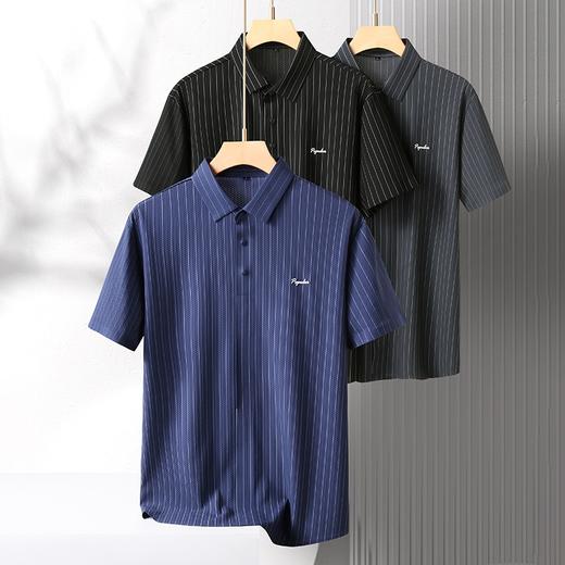 【无痕】【DK】大依优型大码短袖POLO衫加肥加大半袖体恤夏季款肥佬宽松商务休闲百搭上衣男士胖子 商品图0