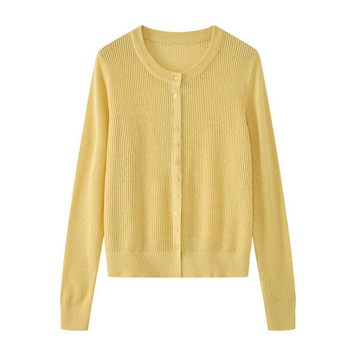 CC-22-2617白色镂空冰丝针织开衫女薄款空调衫夏季配吊带裙外搭披肩外套罩衫 商品图4