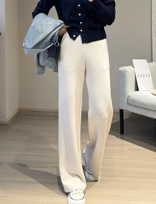 春夏大长腿莱赛尔极简报恩裤显瘦松紧腰窄腿长裤 商品图1