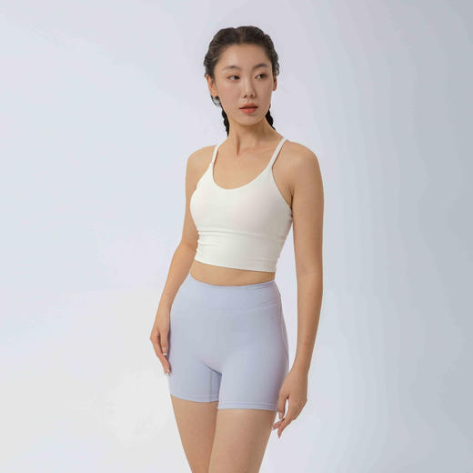 POPBASIC新款加长工字背心运动文胸跑步防震聚拢文胸 商品图4