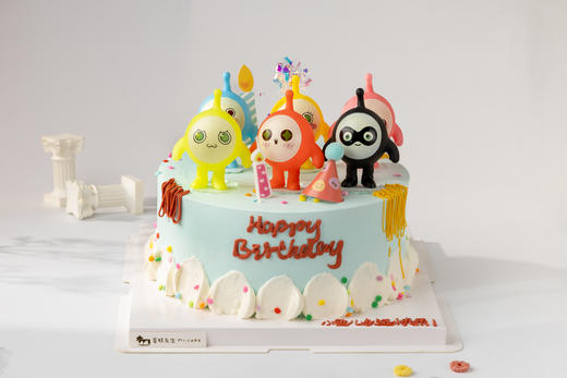蛋仔派对 儿童生日蛋糕（百分百进口动物奶油） 商品图2