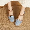 【预售5天】夏季中空包头凉鞋女复古真皮镂空洞洞单鞋拼色软皮厚底罗马女鞋MLD&A253 商品缩略图4